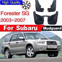 Skirtas Subaru Forester SG 2003-2007 Automobilių purvasaugiai 4x Purvasaugiai Sparnas Styling Priedai Atnaujinkite purvasaugio dangtelio apsaugą nuo purslų gray