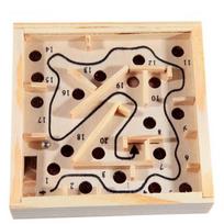 Montessori medinis labirintas žaislas vaikams 3D dėlionė riedantis rutulys labirintas stalo žaidimas Antistresinis žaislas Balance lavinamieji žaislai vaikams