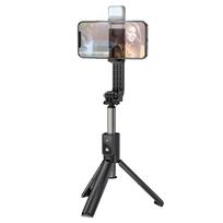HOCO K15 Selfie Stick With Bluetooth Remote Control Tripod, Black