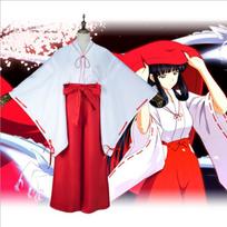 Japonijos Cosplay Anime Kostiumas Inuyasha Ragana Kikyu Coswear Japonijos Kimono Moteriški Cos Drabužiai L