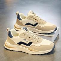 Forrest Gump Batai Vyriški batai Vasariniai kvėpuojantys Little White Batai Vyriški Trend All Match Batai su storu padu lenta Sportiniai Laisvalaikis Daddy Batai 39
