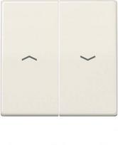Two gang cover plate for blind switch, cream A500W AS591-5P | 4011377299757
