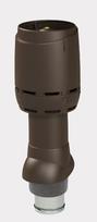 Izoliuotas kanalizacijos vėdinimo vamzdis su gauptu Vilpe Flow 125P/IS/500, ruda, D125/H500 mm