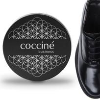 Coccine batų vaškas Business Shoe Wax, juodas, 100 ml + Batų šepetys su arklio šeriais, 16 cm