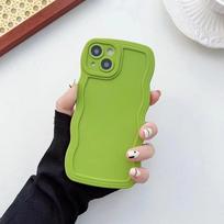 Mielas saldainių garbanotas banguotas dėklas telefonui iPhone 15 14 13 12 mini 11 Pro Max XS X XR 7 8 Plus Minkštas silikoninis apsauginis rėmelis iphone 15 pro max