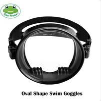 Seafrogs Panoramic Wide View Snorkel Diving Mask Swim Frameless Goggles with Nose Cover Anti Fog Tempered Glass Scuba Mask