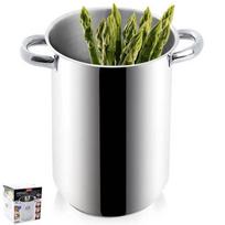 Puodas, 3,2 l, Šparagų ir makaronų puodas plienas 14 cm, 3,2 l