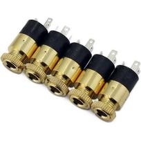 3.5 mm ausinių lizdas, prisukamas, paauksuotas PJ-392