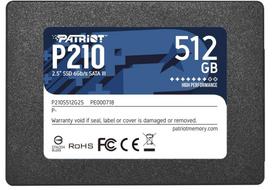PATRIOT 512GB P210 SSD, 520/430MB/s, SATA III, 2.5 inch