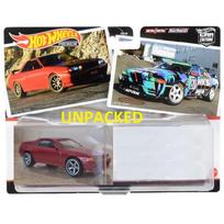 HOT WHEELS Premium 2-pack Modeliukas Nissan Skyline GT-R BNR32 Red Car Culture (išpakuotas, be kortelės) (yra Sandėlyje)