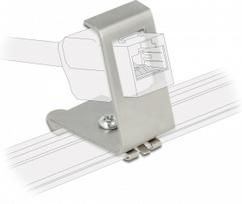 DIN-Rail adapteris 1xRJ45 Keystone modulim METĀLS