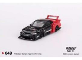 Mini GT Modeliukas 1/64 1999 Nissan Silvia (S15) LB- Super Silhouette, red/black