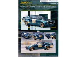 PRE-ORD3R Inno64 Modeliukas 1/64 Nissan Skyline 2000 GT-R (KPGC110), racing concept green