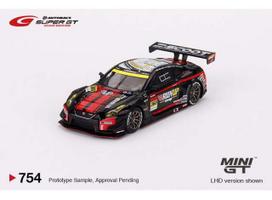 Mini GT Modeliukas 1/64 2023 Nissan GTR (35) Nismo GT3 #360 Runup Rivaux Tomei Sports Super Series, black/red