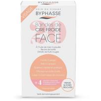 Vaško juostelės Byphasse Cold Wax Strips, veido plaukeliams, 20 vnt.