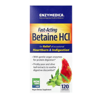 Enzymedica Betaine HCl 600 mg 120 caps