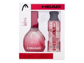 Rinkinys HEAD Bliss moterims: tualetinis vanduo EDT, 100 ml + kvapni plaukų ir kūno dulksna, 240 ml