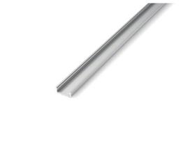 Aliuminio profilis D LED juostelėms - sidabrinis anoduotas - 1 m