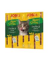 JOSERA JosiCat Mėsos lazdelės su vištiena ir antiena katėms 35g