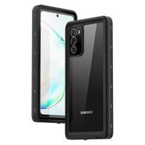 Vandeniui atsparus dėklas Samsung Galaxy S21 Ultra Plus Note 20 Ultra 5G telefonui, minkštas skaidrus, atsparus dulkėms, nardymo dangtelis, 360° pilnas telefono dėklas, Fundas For Note 20