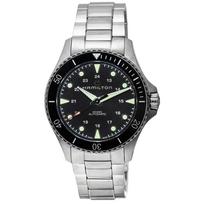 Hamilton Khaki Navy Scuba Juodas Ciferblatas Automatinis Nardymo H82515130 300M Vyriškas Laikrodis juoda