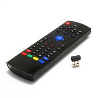 2,4 GHz MX3 Air Mouse belaidė mini klaviatūra nuotolinio valdymo pultas su daugialypės terpės klavišais, skirta Android TV Box Smart TV PC Linux Windows