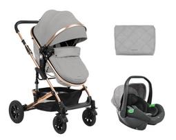 Universalus vežimėlis KikkaBoo Amaia 3in1, Light Grey