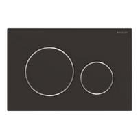 Vandens nuleidimo mygtukas Geberit Sigma 20, juodas matinis 115882141