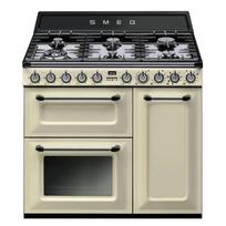 SMEG dujinė viryklė su 3 elektrinėmis orkaitėmis TR93P