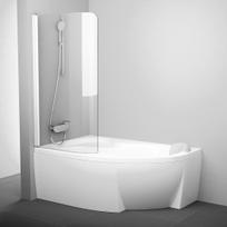 Vonios sienelė Ravak CVSK1 ROSA 140/150 L balta+ stiklas Transparent 7QLM0100Y1
