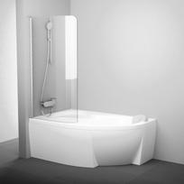 Vonios sienelė CVSK1 ROSA 140/150 L satino+stiklas Transparent 7QLM0U00Y1