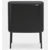 Brabantia Skalbinių dėžė, Bo Touch Bin, 3x11L, Matt black, 316067