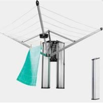 Skalbinių džiovykla Brabantia WALLFIX 24 m tvirtinama prie sienos, metallic grey 475924