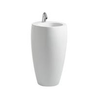 Praustuvas laisvai pastatomas Laufen ALESSI ONE 53x53 cm, baltas su LCC H8119724001041