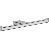 Dvigubas tualetinio popieriaus laikiklis Hansgrohe AddStoris, chromas 41748000