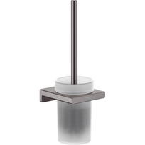 WC šepečio laikiklis AddStoris, brushed black chrome, 41752340