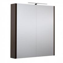 Veidrodinė spintelė Serena 60 cm su LED apšvietimu, juodas ąžuolas 1402301