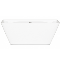 Akmens masės vonia PAA QUADRO WALL 160x75 cm, VAQUAWA/00