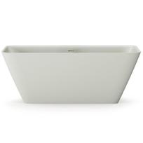 Akmens masės vonia PAA Quadro 159x70 cm glossy-fog
