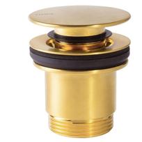 Dugno vožtuvas Tres Click-Clack Ø 63 mm, mat. auksas 24284001OM