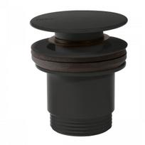 Dugno vožtuvas Tres Click-Clack Ø 63 mm, matinė juoda 24284001NM