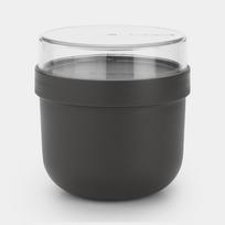 Pusryčių dubenėlis Brabantia Make&Take, 0,5 L, dark grey, 204180