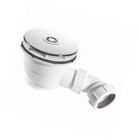 Dušo trapas 40/50mm su plastikiniu chromuotu dangteliu 113mm