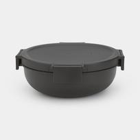 Salotų dubenėlis Brabantia Make&Take, 1.3L, dark grey, 206344