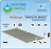 Šiltnamio laistymo sistema "JUOSTA MAXI" Vandentiekiui, IRAG02