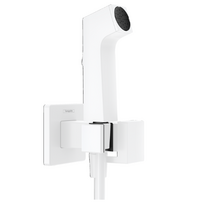 Bidė dušelis Hansgrohe square 1 jet, matinis baltas 29233700