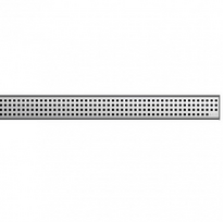 Nerūdijančio plieno dušo latako grotelės ACO ShowerDrain C 110 cm, Square 9010.88.72