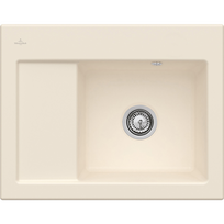 Virtuvinė plautuvė Villeroy & Boch Subway 45 Compact – virtuvės kriauklė 650 x 510 dramblio kaulo spalvos, 331302FUHL12