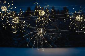 Girlianda Finnlumor Sparkling Star 5x120 LED, šilta balta, 6410416165387