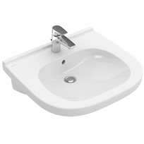 Praustuvas neįgaliesiems Villeroy & Boch O. Novo Vita 61x55 cm su spec. danga, 411960R1